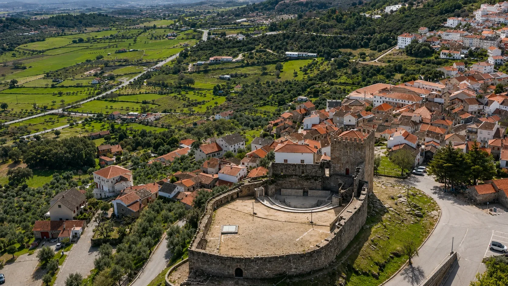 Medieval castle of Belmonte — birthplace of Pedro Álvares Cabral, the Portuguese explorer who discovered Brazil in 1500
