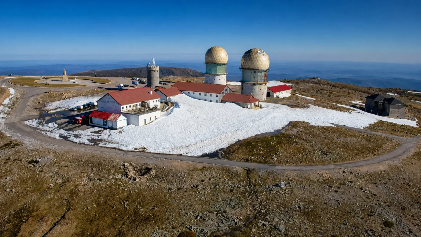 Torre summit at 1,993m — the highest point in mainland Portugal on the Serra da Estrela mountain range, with sweeping panoramic views